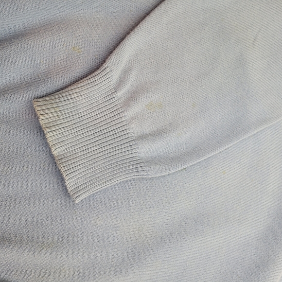 Jos.A.Bank Signature Collection Men's Light Blue V-Neck Sweater 100% cotton XL - Picture 8 of 11